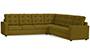 Apollo Sofa Set (Olive Green, Fabric Sofa Material, Regular Sofa Size, Soft Cushion Type, Corner Sofa Type, Corner Master Sofa Component, Tufted Back Type, Regular Back Height) by Urban Ladder