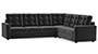 Apollo Sofa Set (Fabric Sofa Material, Regular Sofa Size, Soft Cushion Type, Corner Sofa Type, Corner Master Sofa Component, Pebble Grey, Tufted Back Type, Regular Back Height) by Urban Ladder
