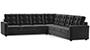 Apollo Sofa Set (Fabric Sofa Material, Regular Sofa Size, Soft Cushion Type, Corner Sofa Type, Corner Master Sofa Component, Pebble Grey, Tufted Back Type, Regular Back Height) by Urban Ladder