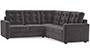 Apollo Sofa Set (Smoke, Fabric Sofa Material, Regular Sofa Size, Soft Cushion Type, Corner Sofa Type, Corner Master Sofa Component, Tufted Back Type, Regular Back Height) by Urban Ladder