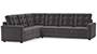 Apollo Sofa Set (Smoke, Fabric Sofa Material, Regular Sofa Size, Soft Cushion Type, Corner Sofa Type, Corner Master Sofa Component, Tufted Back Type, Regular Back Height) by Urban Ladder