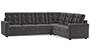Apollo Sofa Set (Smoke, Fabric Sofa Material, Regular Sofa Size, Soft Cushion Type, Corner Sofa Type, Corner Master Sofa Component, Tufted Back Type, Regular Back Height) by Urban Ladder