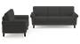 Oxford Sofa (Fabric Sofa Material, Regular Sofa Size, Soft Cushion Type, Regular Sofa Type, Master Sofa Component, Graphite Grey) by Urban Ladder