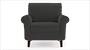 Oxford Sofa (Fabric Sofa Material, Regular Sofa Size, Soft Cushion Type, Regular Sofa Type, Individual 1 Seater Sofa Component, Graphite Grey) by Urban Ladder