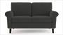 Oxford Sofa (Fabric Sofa Material, Regular Sofa Size, Soft Cushion Type, Regular Sofa Type, Individual 2 Seater Sofa Component, Graphite Grey) by Urban Ladder