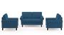 Oxford Sofa (Indigo Blue, Fabric Sofa Material, Regular Sofa Size, Soft Cushion Type, Regular Sofa Type, Master Sofa Component) by Urban Ladder
