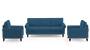 Oxford Sofa (Indigo Blue, Fabric Sofa Material, Regular Sofa Size, Soft Cushion Type, Regular Sofa Type, Master Sofa Component) by Urban Ladder