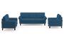Oxford Sofa (Indigo Blue, Fabric Sofa Material, Regular Sofa Size, Soft Cushion Type, Regular Sofa Type, Master Sofa Component) by Urban Ladder