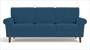 Oxford Sofa (Indigo Blue, Fabric Sofa Material, Regular Sofa Size, Soft Cushion Type, Regular Sofa Type, Individual 3 Seater Sofa Component) by Urban Ladder