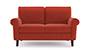 Oxford Sofa (Lava, Fabric Sofa Material, Regular Sofa Size, Soft Cushion Type, Regular Sofa Type, Individual 2 Seater Sofa Component) by Urban Ladder