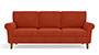Oxford Sofa (Lava, Fabric Sofa Material, Regular Sofa Size, Soft Cushion Type, Regular Sofa Type, Individual 3 Seater Sofa Component) by Urban Ladder