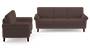 Oxford Sofa (Mocha, Fabric Sofa Material, Regular Sofa Size, Firm Cushion Type, Regular Sofa Type, Master Sofa Component) by Urban Ladder