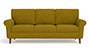 Oxford Sofa (Olive Green, Fabric Sofa Material, Regular Sofa Size, Firm Cushion Type, Regular Sofa Type, Individual 3 Seater Sofa Component) by Urban Ladder