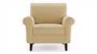 Oxford Sofa (Pearl, Fabric Sofa Material, Regular Sofa Size, Soft Cushion Type, Regular Sofa Type, Individual 1 Seater Sofa Component) by Urban Ladder