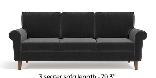 Oxford Sofa (Fabric Sofa Material, Regular Sofa Size, Soft Cushion Type, Regular Sofa Type, Master Sofa Component, Pebble Grey)