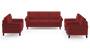 Oxford Sofa (Fabric Sofa Material, Regular Sofa Size, Firm Cushion Type, Regular Sofa Type, Master Sofa Component, Salsa Red) by Urban Ladder