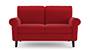 Oxford Sofa (Fabric Sofa Material, Regular Sofa Size, Firm Cushion Type, Regular Sofa Type, Individual 2 Seater Sofa Component, Salsa Red) by Urban Ladder