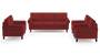 Oxford Sofa (Fabric Sofa Material, Regular Sofa Size, Soft Cushion Type, Regular Sofa Type, Master Sofa Component, Salsa Red) by Urban Ladder