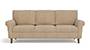 Oxford Sofa (Fabric Sofa Material, Regular Sofa Size, Soft Cushion Type, Regular Sofa Type, Individual 3 Seater Sofa Component, Sandshell Beige) by Urban Ladder