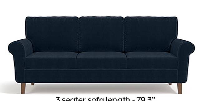 Oxford Sofa (Fabric Sofa Material, Regular Sofa Size, Soft Cushion Type, Regular Sofa Type, Master Sofa Component, Sea Port Blue Velvet)