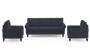 Oxford Sofa (Steel Grey, Fabric Sofa Material, Regular Sofa Size, Soft Cushion Type, Regular Sofa Type, Master Sofa Component) by Urban Ladder
