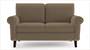 Oxford Sofa (Fabric Sofa Material, Regular Sofa Size, Firm Cushion Type, Regular Sofa Type, Individual 2 Seater Sofa Component, Tuscan Tan Velvet) by Urban Ladder