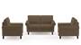 Oxford Sofa (Fabric Sofa Material, Regular Sofa Size, Soft Cushion Type, Regular Sofa Type, Master Sofa Component, Tuscan Tan Velvet) by Urban Ladder
