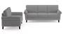 Oxford Sofa (Fabric Sofa Material, Regular Sofa Size, Soft Cushion Type, Regular Sofa Type, Master Sofa Component, Vapour Grey) by Urban Ladder