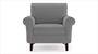 Oxford Sofa (Fabric Sofa Material, Regular Sofa Size, Soft Cushion Type, Regular Sofa Type, Individual 1 Seater Sofa Component, Vapour Grey) by Urban Ladder