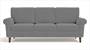 Oxford Sofa (Fabric Sofa Material, Regular Sofa Size, Soft Cushion Type, Regular Sofa Type, Individual 3 Seater Sofa Component, Vapour Grey) by Urban Ladder