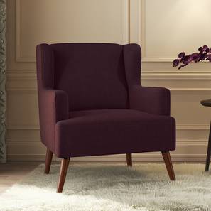 Bedroom Chairs Design Brando Lounge Chair in Grape Fabric