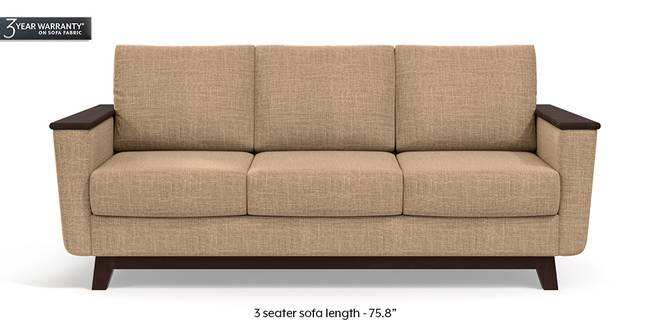Corby Sofa (Sandshell Beige) (3-seater Custom Set - Sofas, None Standard Set - Sofas, Fabric Sofa Material, Regular Sofa Size, Regular Sofa Type, Sandshell Beige)