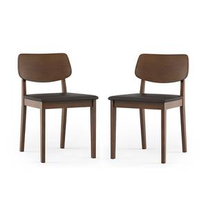 Dining Chair Set Of 4 Design Lawson Solid Wood Dining Chair set of 2 in Walnut Finish