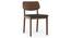 Lawson Dining Chair - Set Of 2 (Walnut Finish, Dark Brown) by Urban Ladder
