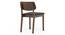 Lawson Dining Chair - Set Of 2 (Walnut Finish, Dark Brown) by Urban Ladder