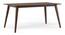 Lawson 6 Seater Dining Table (Walnut Finish) by Urban Ladder