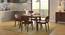 Lawson 4 Seater Dining Table Set (Walnut Finish, Dark Brown) by Urban Ladder