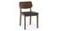 Lawson 4 Seater Dining Table Set (Walnut Finish, Dark Brown) by Urban Ladder