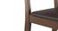 Lawson 4 Seater Dining Table Set (Walnut Finish, Dark Brown) by Urban Ladder