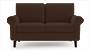 Oxford Sofa (Dark Earth, Fabric Sofa Material, Regular Sofa Size, Soft Cushion Type, Regular Sofa Type, Individual 2 Seater Sofa Component) by Urban Ladder