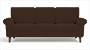 Oxford Sofa (Dark Earth, Fabric Sofa Material, Regular Sofa Size, Soft Cushion Type, Regular Sofa Type, Individual 3 Seater Sofa Component) by Urban Ladder