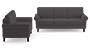 Oxford Sofa (Smoke Grey, Fabric Sofa Material, Regular Sofa Size, Firm Cushion Type, Regular Sofa Type, Master Sofa Component) by Urban Ladder