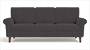 Oxford Sofa (Smoke Grey, Fabric Sofa Material, Regular Sofa Size, Soft Cushion Type, Regular Sofa Type, Individual 3 Seater Sofa Component) by Urban Ladder