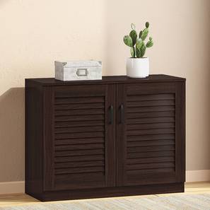 Shoe Rack Design Bennis 12 Pair Shoe Rack in Dark Walnut Finish