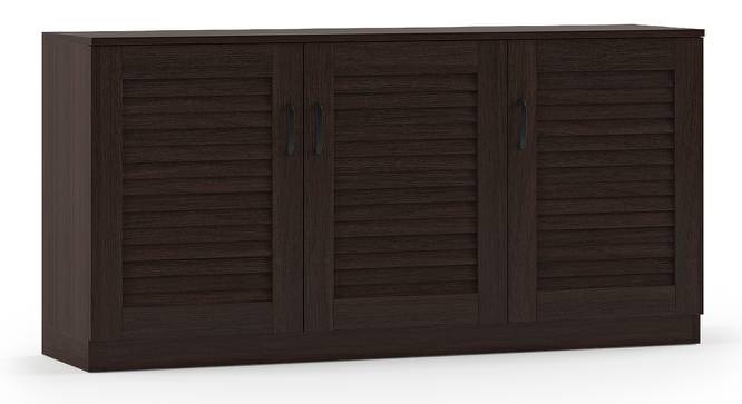 Bennis Shoe Cabinet (Dark Walnut Finish, 18 Pair Capacity) by Urban Ladder - Cross View Design 1 - 265705