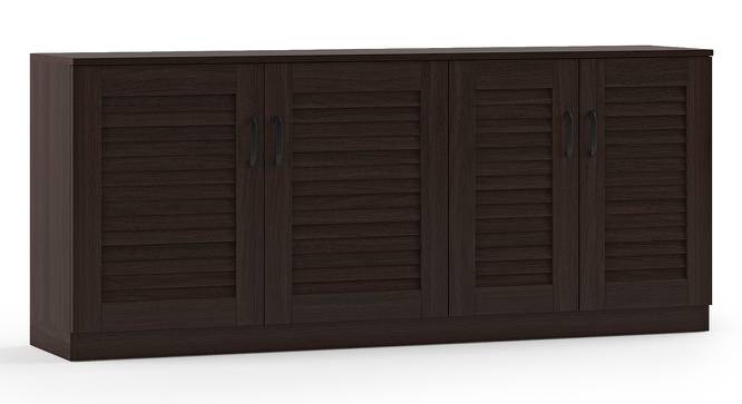 Bennis Shoe Cabinet (Dark Walnut Finish, 21 Pair Capacity) by Urban Ladder - Cross View Design 1 - 265715