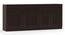 Bennis Shoe Cabinet (Dark Walnut Finish, 21 Pair Capacity) by Urban Ladder - Cross View Design 1 - 265715