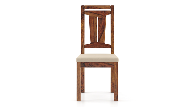 Martha Dining Chairs - Set Of 2 (Teak Finish, Wheat Brown) by Urban Ladder - Front View Design 1 - 266027