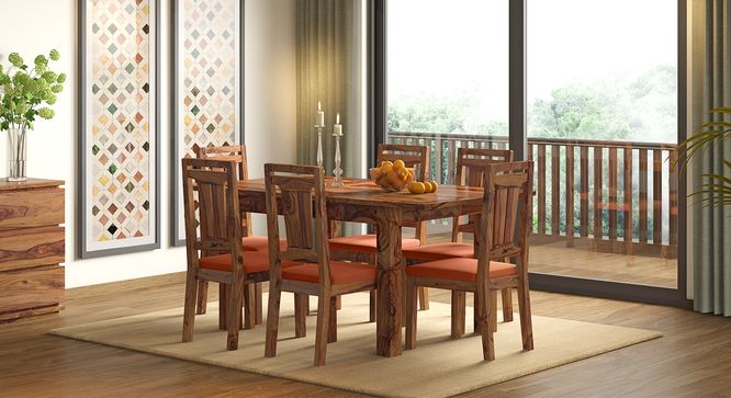 Arabia 4-to-6 Extendable - Martha 6 Seater Dining Table Set - Urban Ladder