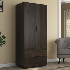 Wardrobe Designs Online Check Bedroom Wardrobes Design Price Zephyr Wardrobe American Walnut Finish By Urban Ladder